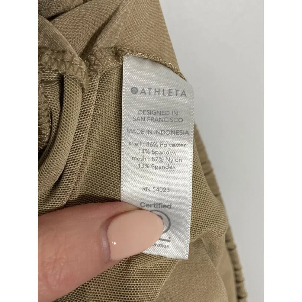 NWT Athleta Camden Jogger Pant in Brownstone Beige-sz 10 - Picture 8 of 9